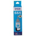 EPSON T664C CYAN INK BOTTLE 